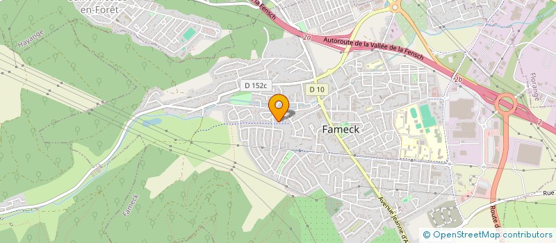 localisation de l'entreprise MONSIEUR LAURENT PERUCH  FAMECK