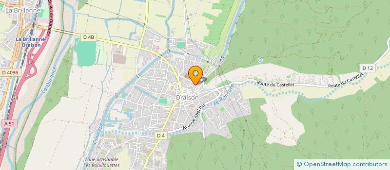 localisation de l'entreprise MONSIEUR LAURENT PESENTI  ORAISON