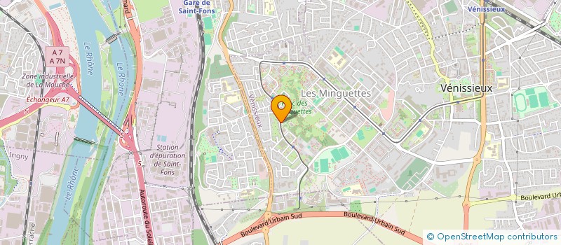 localisation de l'entreprise MONSIEUR LAURENT PETIT  VENISSIEUX