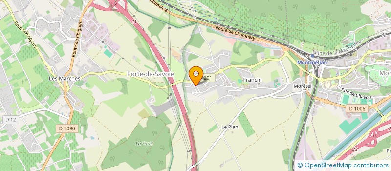 localisation de l'entreprise MONSIEUR LAURENT PETIT  PORTE-DE-SAVOIE