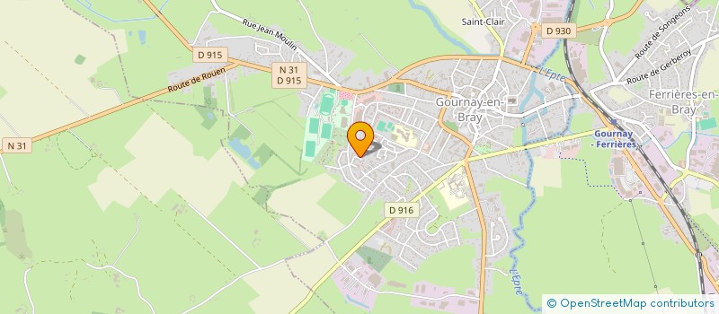 localisation de l'entreprise MONSIEUR LAURENT PETIT  GOURNAY-EN-BRAY