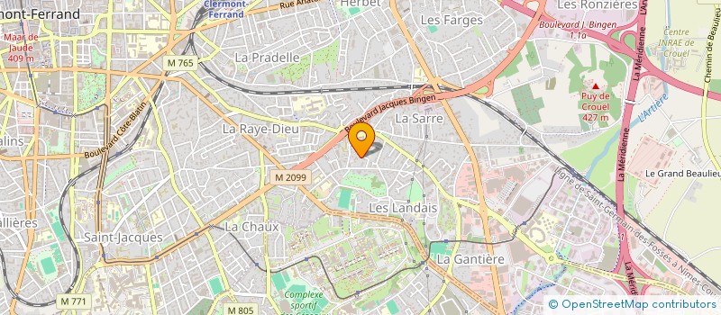 localisation de l'entreprise MONSIEUR LAURENT PETITJEAN  CLERMONT-FERRAND