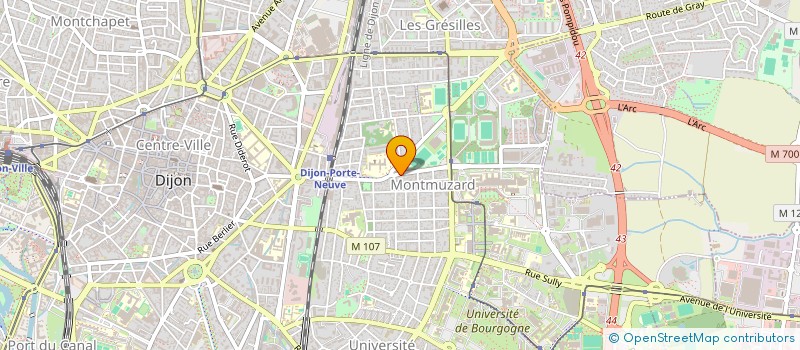 localisation de l'entreprise MONSIEUR LAURENT PEUTEUIL à DIJON