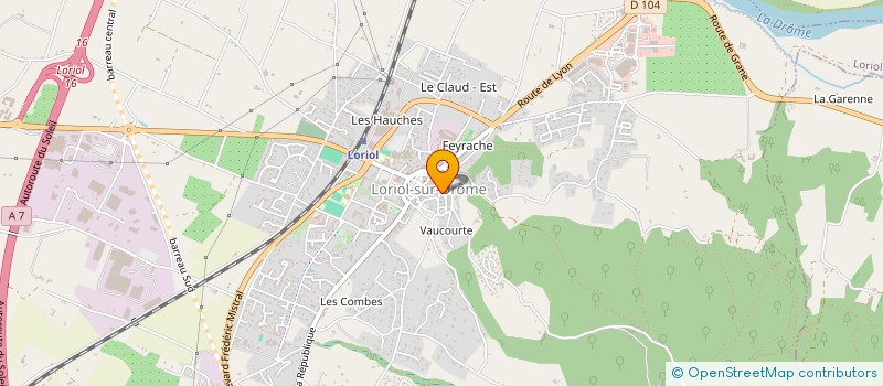 localisation de l'entreprise MONSIEUR LAURENT PEYRE à LORIOL-SUR-DROME