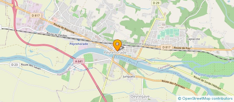 localisation de l'entreprise MONSIEUR LAURENT PEYRES à PEYREHORADE