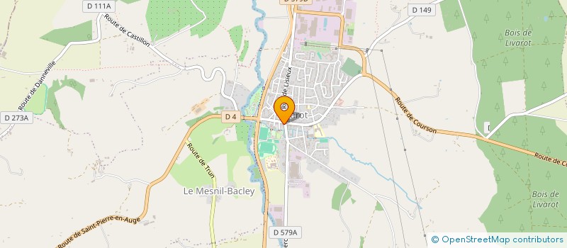 localisation de l'entreprise MONSIEUR LAURENT PEZARD à SAINT-PIERRE-EN-AUGE