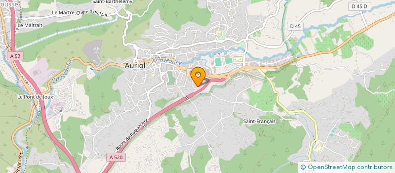 localisation de l'entreprise MONSIEUR LAURENT PHAM  AURIOL