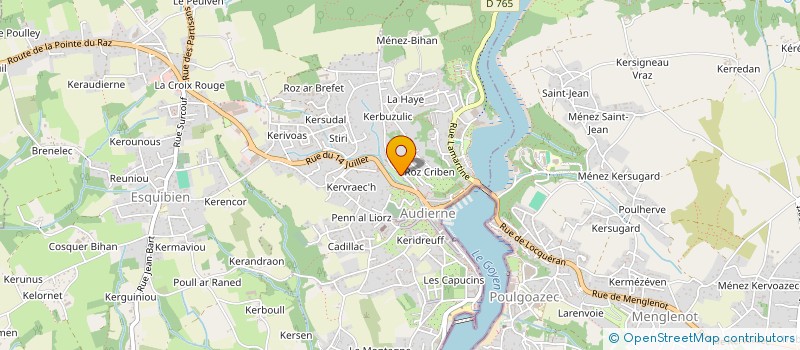 localisation de l'entreprise MONSIEUR LAURENT PHILIP  AUDIERNE