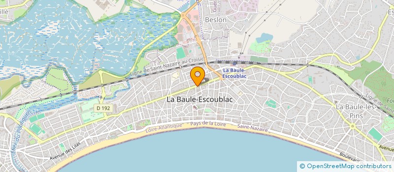localisation de l'entreprise MONSIEUR LAURENT PHILIPPE à LA BAULE-ESCOUBLAC