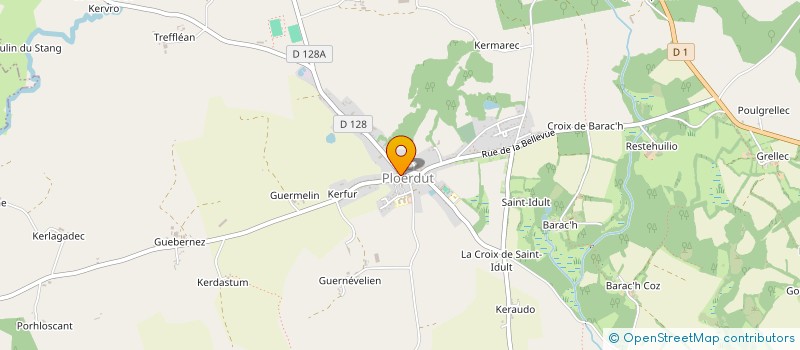 localisation de l'entreprise MONSIEUR LAURENT PHILIPPOT  PLOERDUT