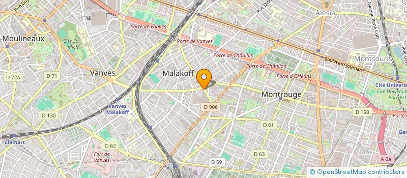 localisation de l'entreprise MONSIEUR LAURENT PHILLEBEAUX à MALAKOFF