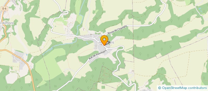 localisation de l'entreprise MONSIEUR LAURENT PICHON  VAUXREZIS