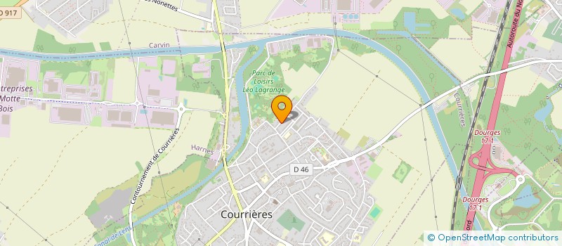 localisation de l'entreprise MONSIEUR LAURENT PICHOT à COURRIERES