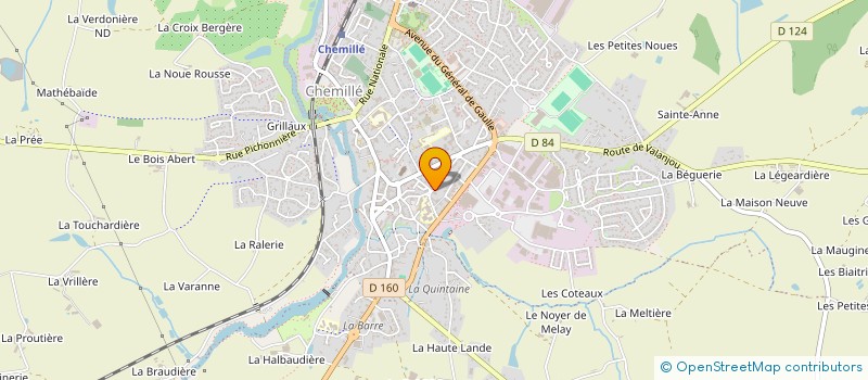 localisation de l'entreprise MONSIEUR LAURENT PICHOT  CHEMILLE-EN-ANJOU