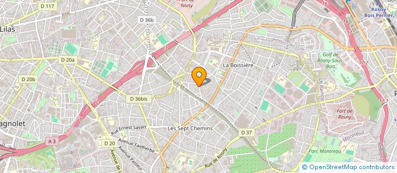localisation de l'entreprise MONSIEUR LAURENT PIEDNOIR à MONTREUIL