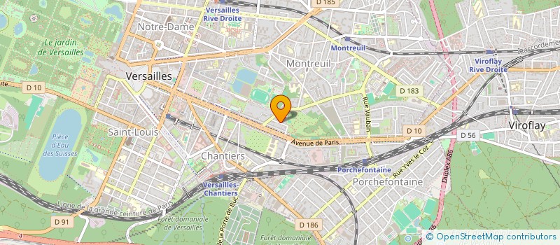 localisation de l'entreprise MONSIEUR LAURENT PIERRE à VERSAILLES