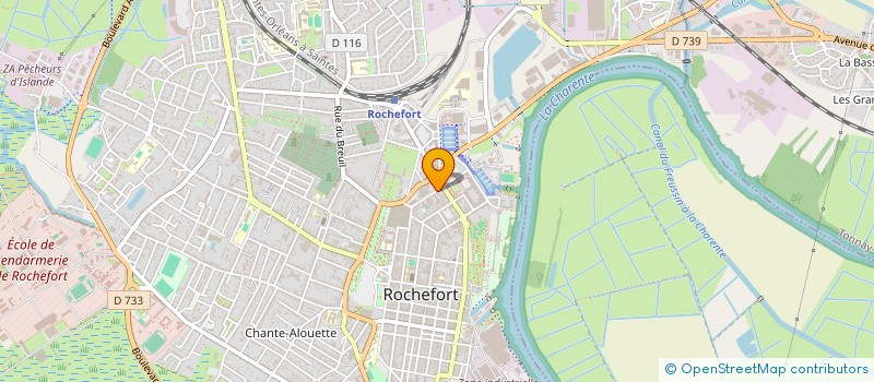 localisation de l'entreprise MONSIEUR LAURENT PIERRE  ROCHEFORT