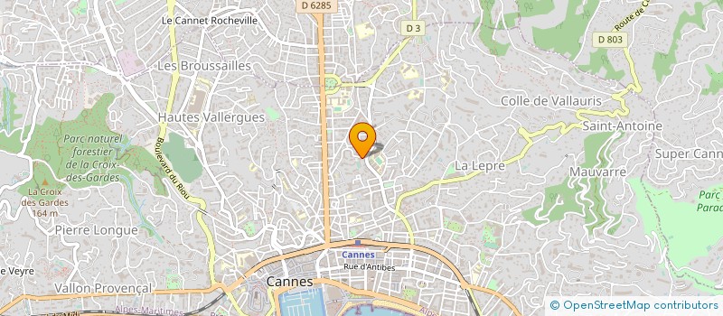 localisation de l'entreprise MONSIEUR LAURENT PIERRE LOMBARD à CANNES
