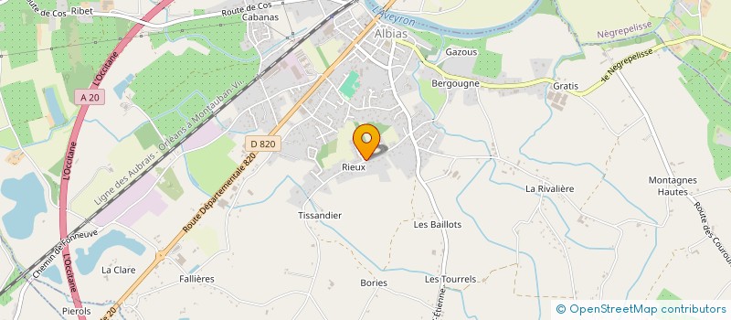 localisation de l'entreprise MONSIEUR LAURENT PIERREFITTE  ALBIAS