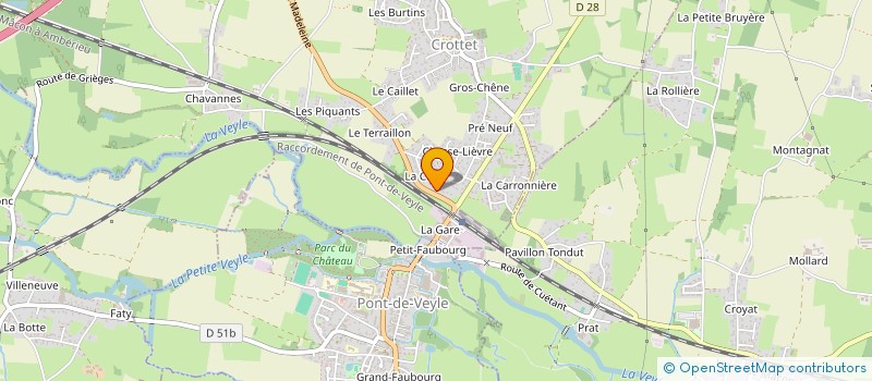 localisation de l'entreprise MONSIEUR LAURENT PIERROT  CROTTET