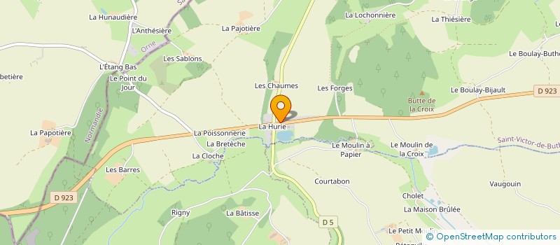 localisation de l'entreprise MONSIEUR LAURENT PIERROT à SAINT-VICTOR-DE-BUTHON