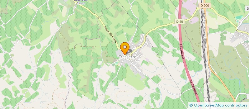 localisation de l'entreprise MONSIEUR LAURENT PIERSON  TRESSERRE