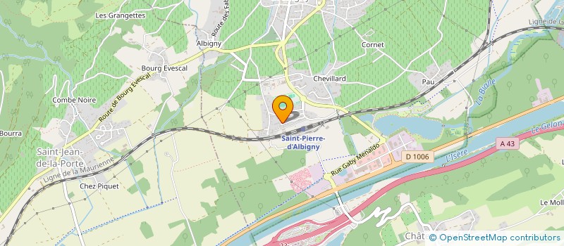 localisation de l'entreprise MONSIEUR LAURENT PIETRZYKOWSKI  SAINT-PIERRE-D'ALBIGNY