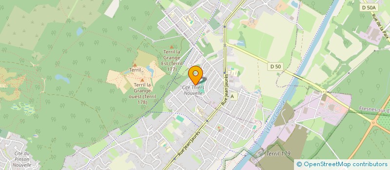 localisation de l'entreprise MONSIEUR LAURENT PIETTE  ESCAUTPONT