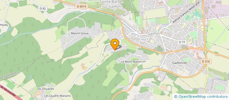 localisation de l'entreprise MONSIEUR LAURENT PIGACHE  LE VAL D'HAZEY