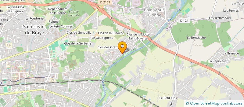 localisation de l'entreprise MONSIEUR LAURENT PINARD à SAINT-JEAN-DE-BRAYE