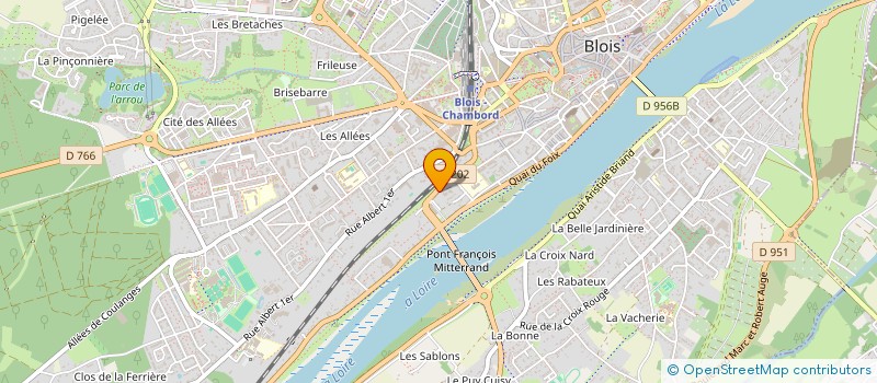 localisation de l'entreprise MONSIEUR LAURENT PINARD  BLOIS