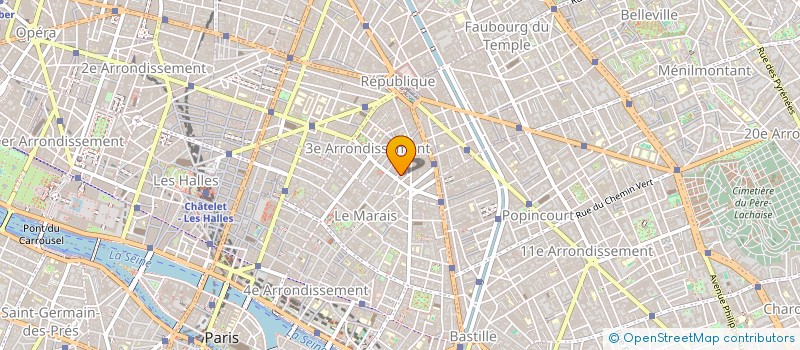 localisation de l'entreprise MONSIEUR LAURENT PINCEMIN  PARIS