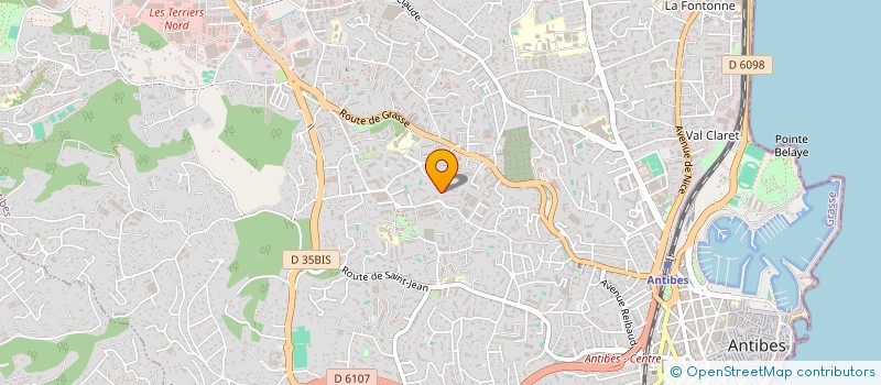 localisation de l'entreprise MONSIEUR LAURENT PINGUET  ANTIBES