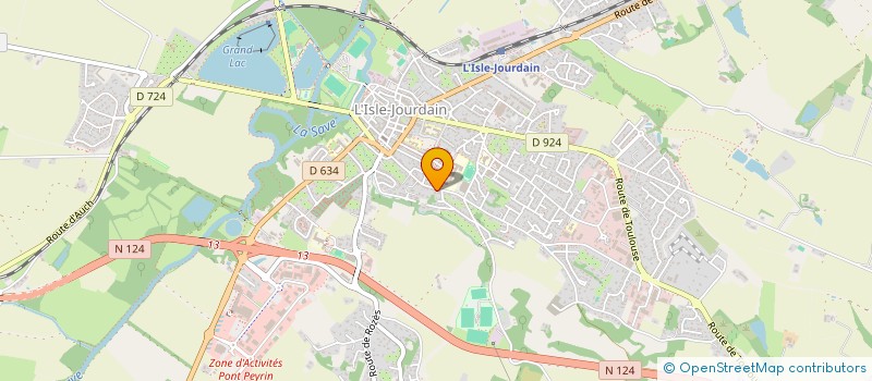 localisation de l'entreprise MONSIEUR LAURENT PIOGER  L'ISLE-JOURDAIN