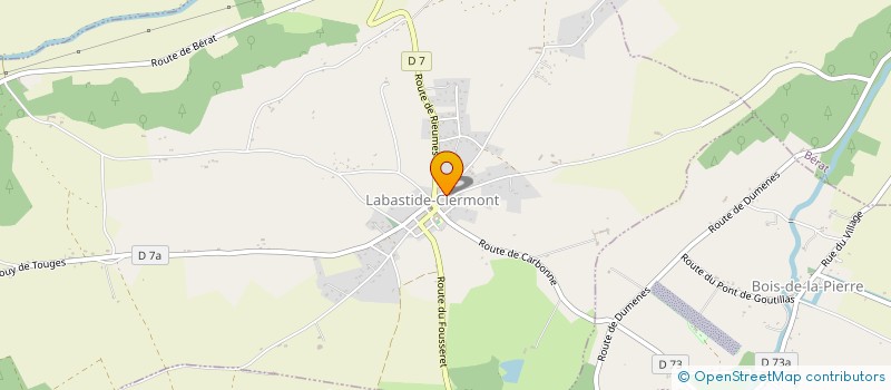 localisation de l'entreprise MONSIEUR LAURENT PIQUE  BERAT