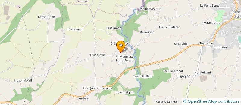 localisation de l'entreprise MONSIEUR LAURENT PIRIOU  PLOUEGAT-GUERRAND