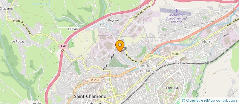 localisation de l'entreprise MONSIEUR LAURENT PITIOT  SAINT-CHAMOND