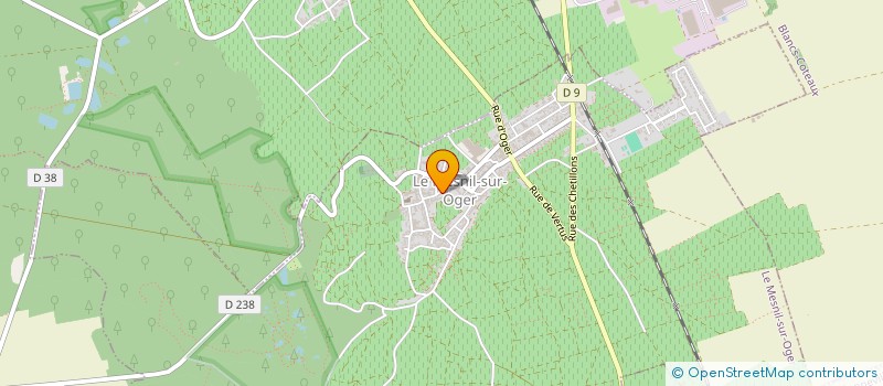 localisation de l'entreprise MONSIEUR LAURENT PITOIS  LE MESNIL-SUR-OGER