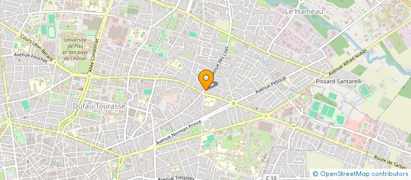 localisation de l'entreprise MONSIEUR LAURENT PIVERT à PAU