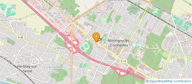 localisation de l'entreprise MONSIEUR LAURENT PIVRON à MONTIGNY-LES-CORMEILLES