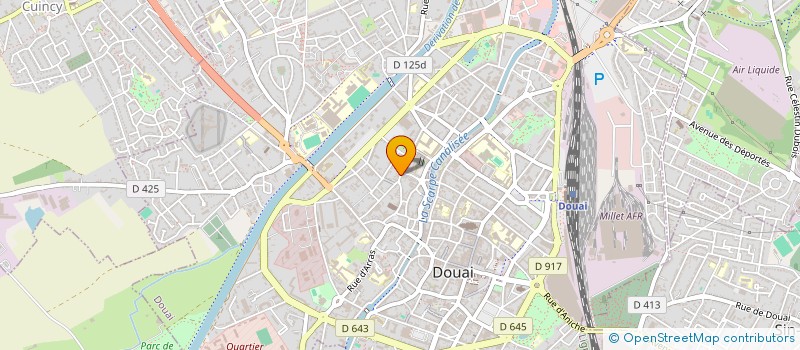 localisation de l'entreprise MONSIEUR LAURENT PLAISANT à DOUAI