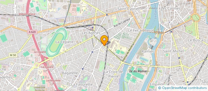 localisation de l'entreprise MONSIEUR LAURENT PLANAGUMA à TOULOUSE