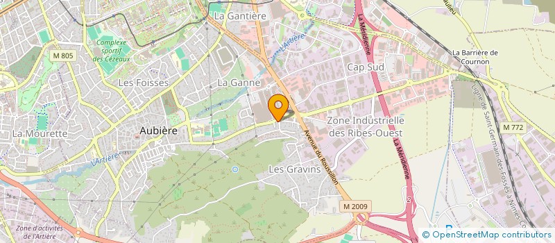 localisation de l'entreprise MONSIEUR LAURENT PLANEIX  AUBIERE