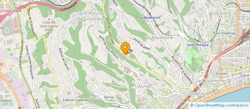 localisation de l'entreprise MONSIEUR LAURENT PLANELLES à NICE