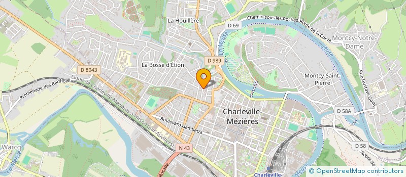 localisation de l'entreprise MONSIEUR LAURENT PLANTARD  CHARLEVILLE-MEZIERES