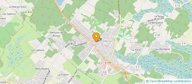 localisation de l'entreprise MONSIEUR LAURENT PLANTIER à DOLUS D'OLERON