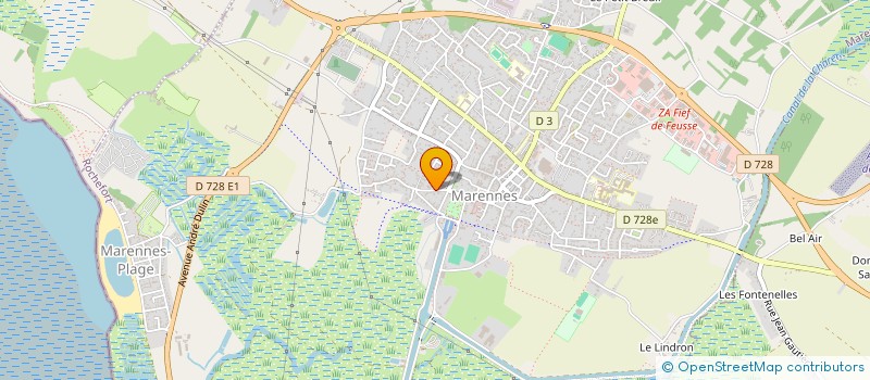 localisation de l'entreprise MONSIEUR LAURENT PLANTUREUX  MARENNES-HIERS-BROUAGE