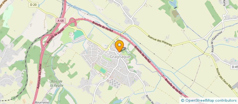 localisation de l'entreprise MONSIEUR LAURENT PLAS  GRAGNAGUE