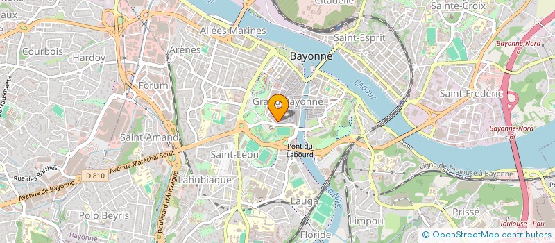 localisation de l'entreprise MONSIEUR LAURENT PLATERO  BAYONNE