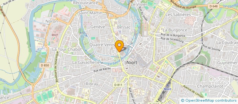 localisation de l'entreprise MONSIEUR LAURENT PODRAZA à NIORT
